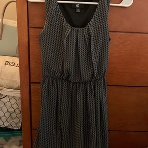 Black and white dress